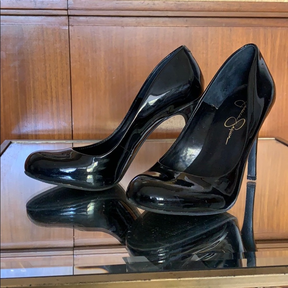 Black Jessica Simpson 4” heels